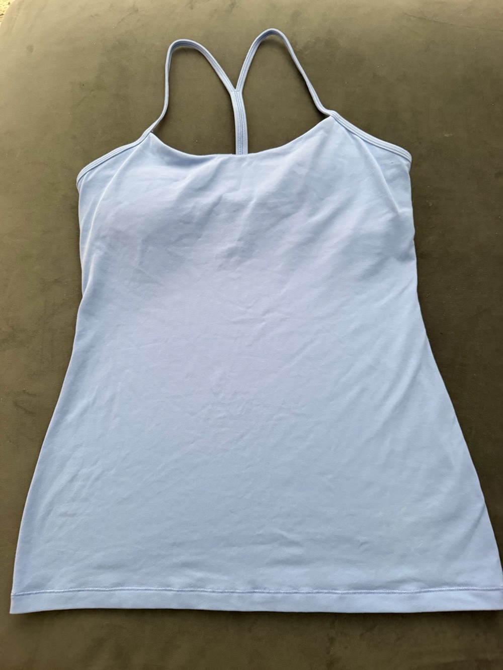 lululemon athletica Light Blue Strappy Tank